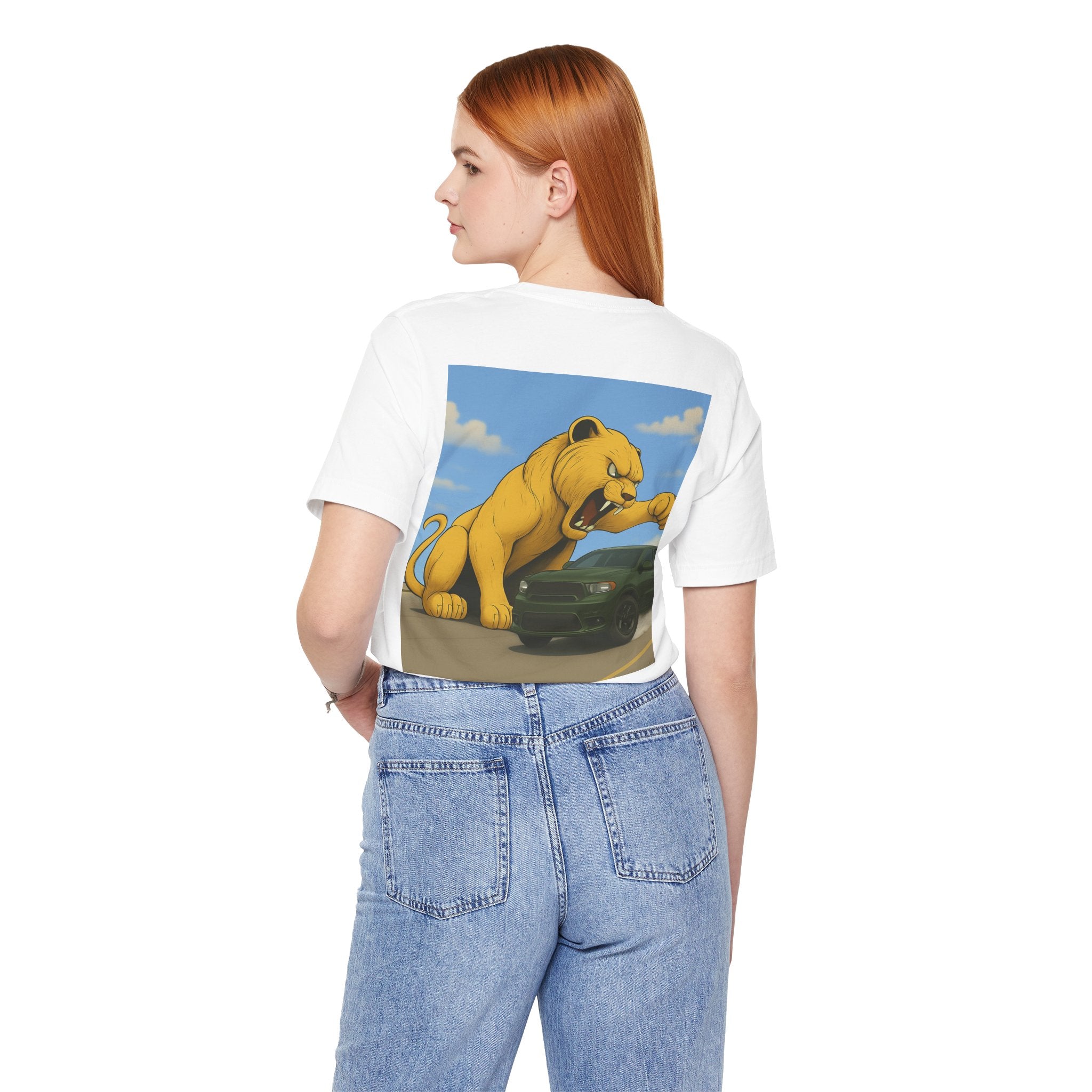 Dream Car Tee – Tiger Chasin Tail Lights - Military Green