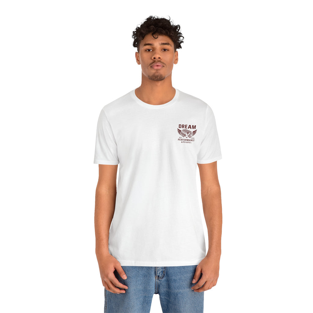 Dream Car Tee - Classic Front Logo - Dark Red