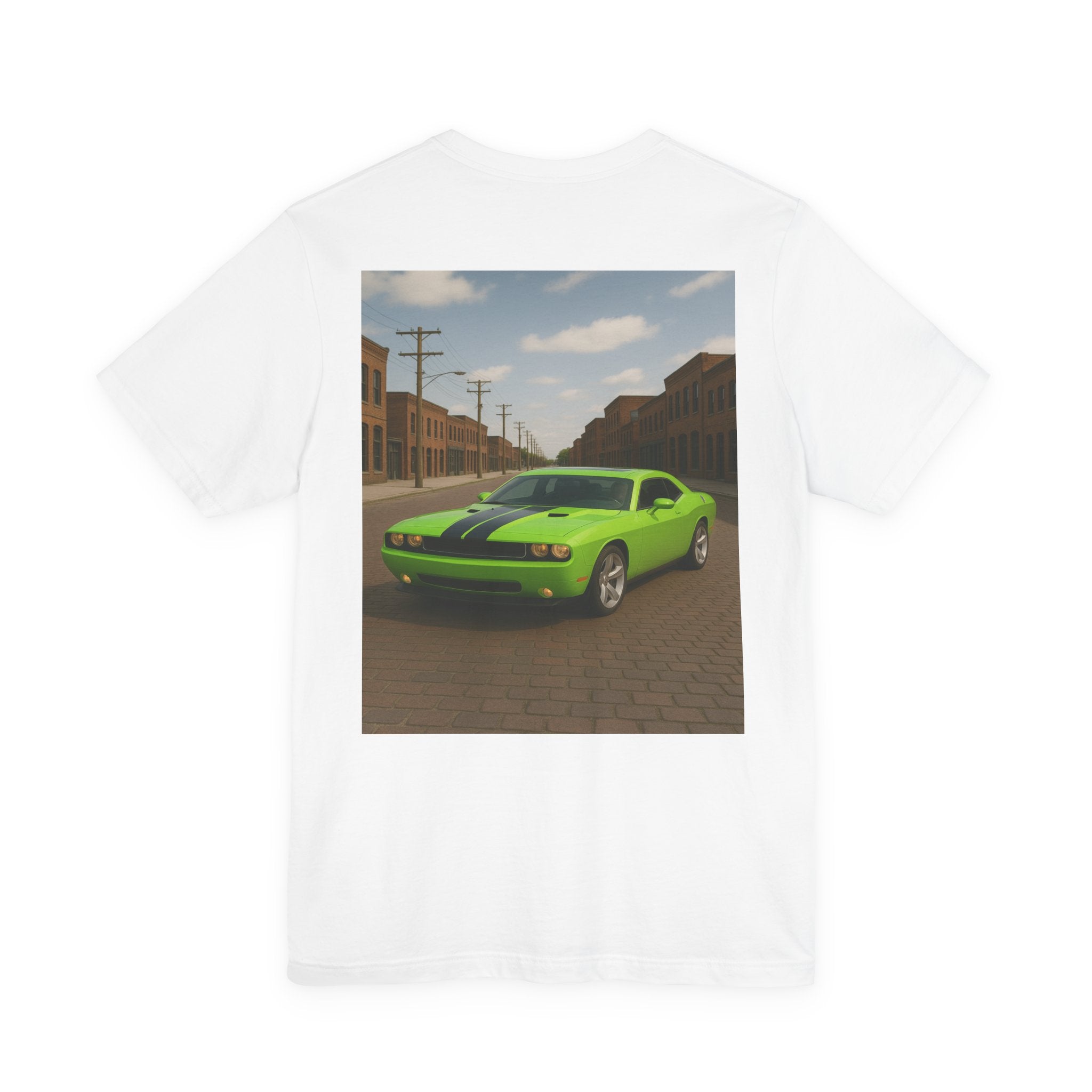 Dream Car Tee - Corktown Muscle Coupe - Lime Green