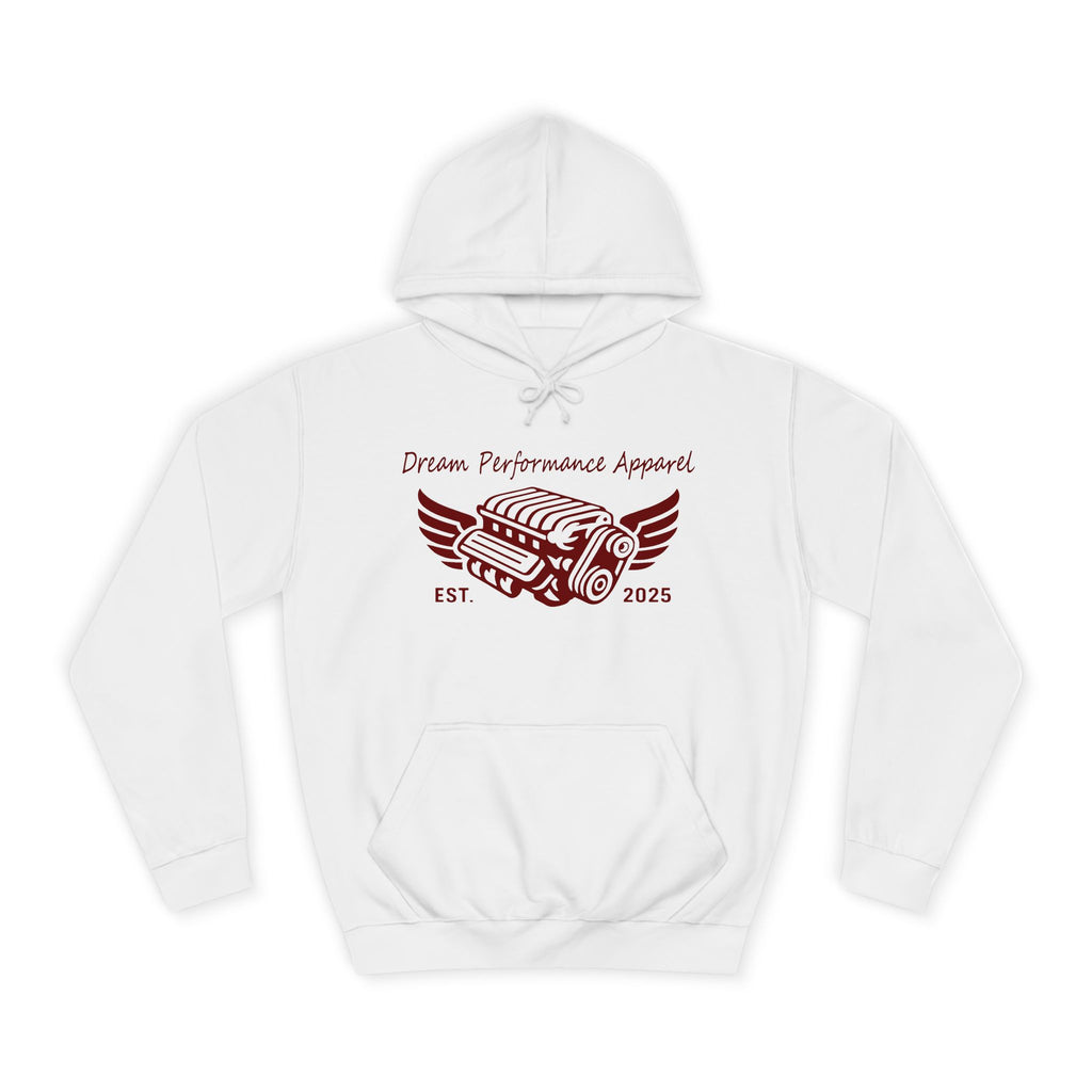 Dream Car Hoodie - Classic Front logo - Dark Red