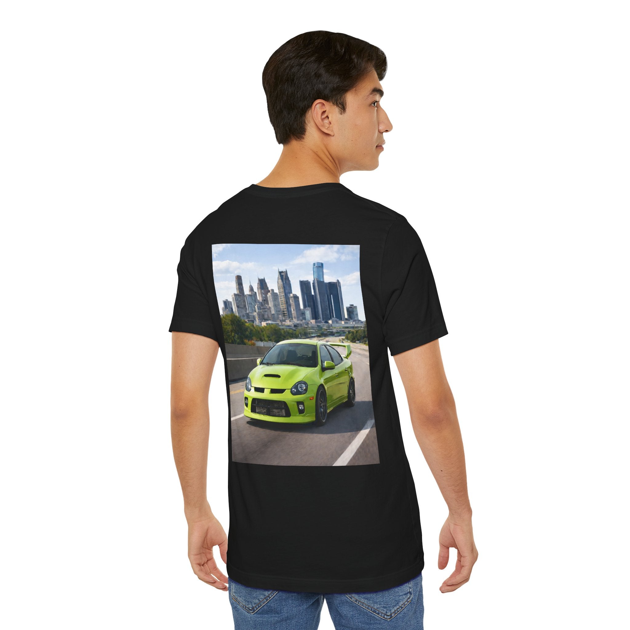 Dream Car Tee - Skyline Tuner - Lime Green