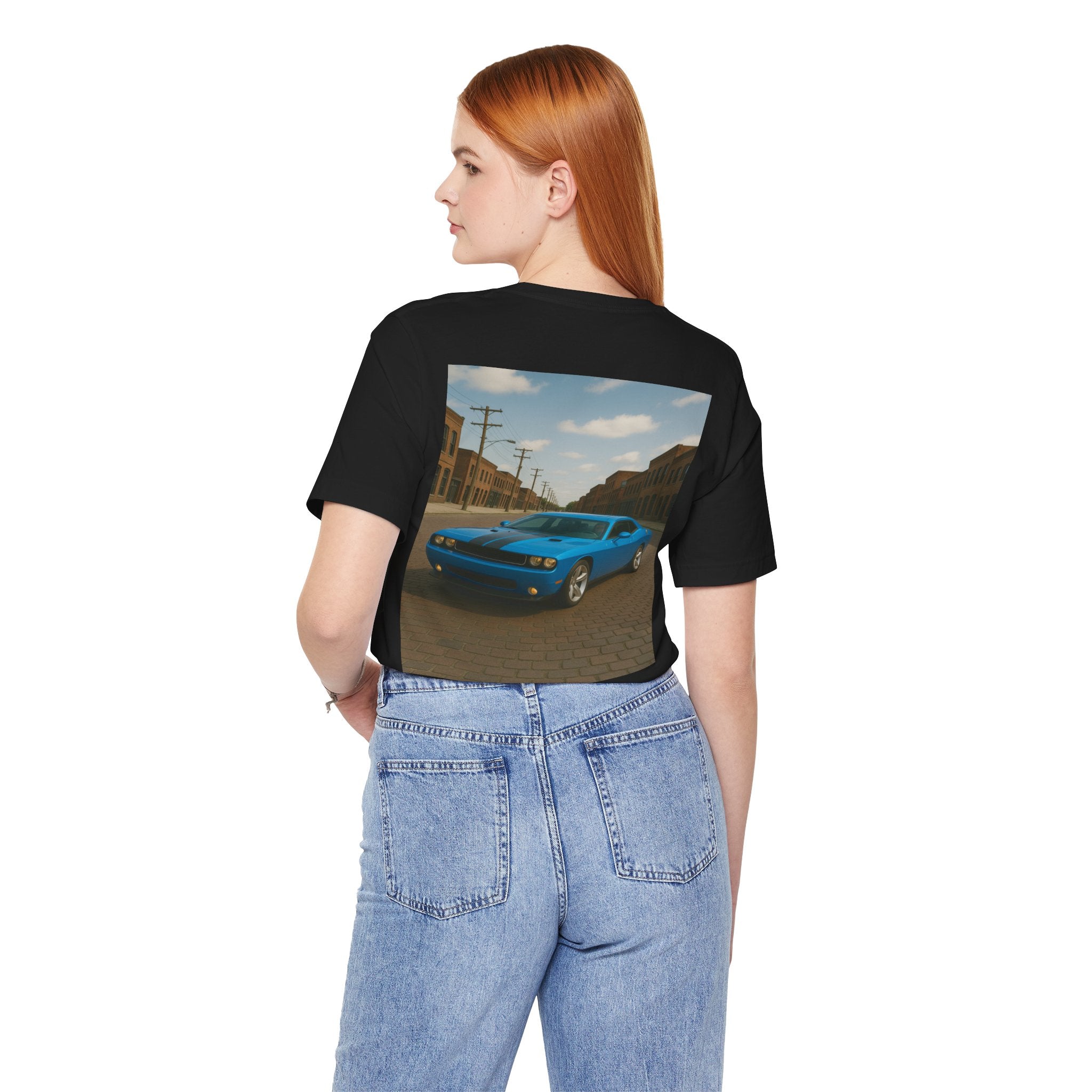 Dream Car Tee - Corktown Muscle Coupe - Light Blue