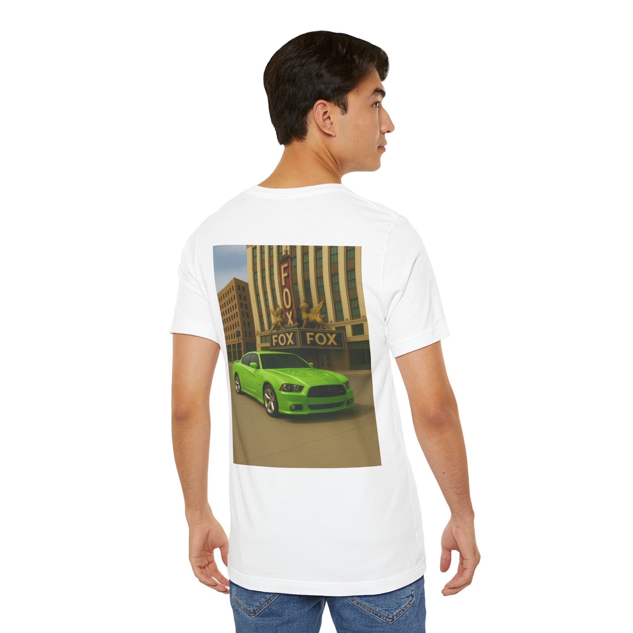 Dream Car Tee - Fox Light & Horsepower Nights - Light Green