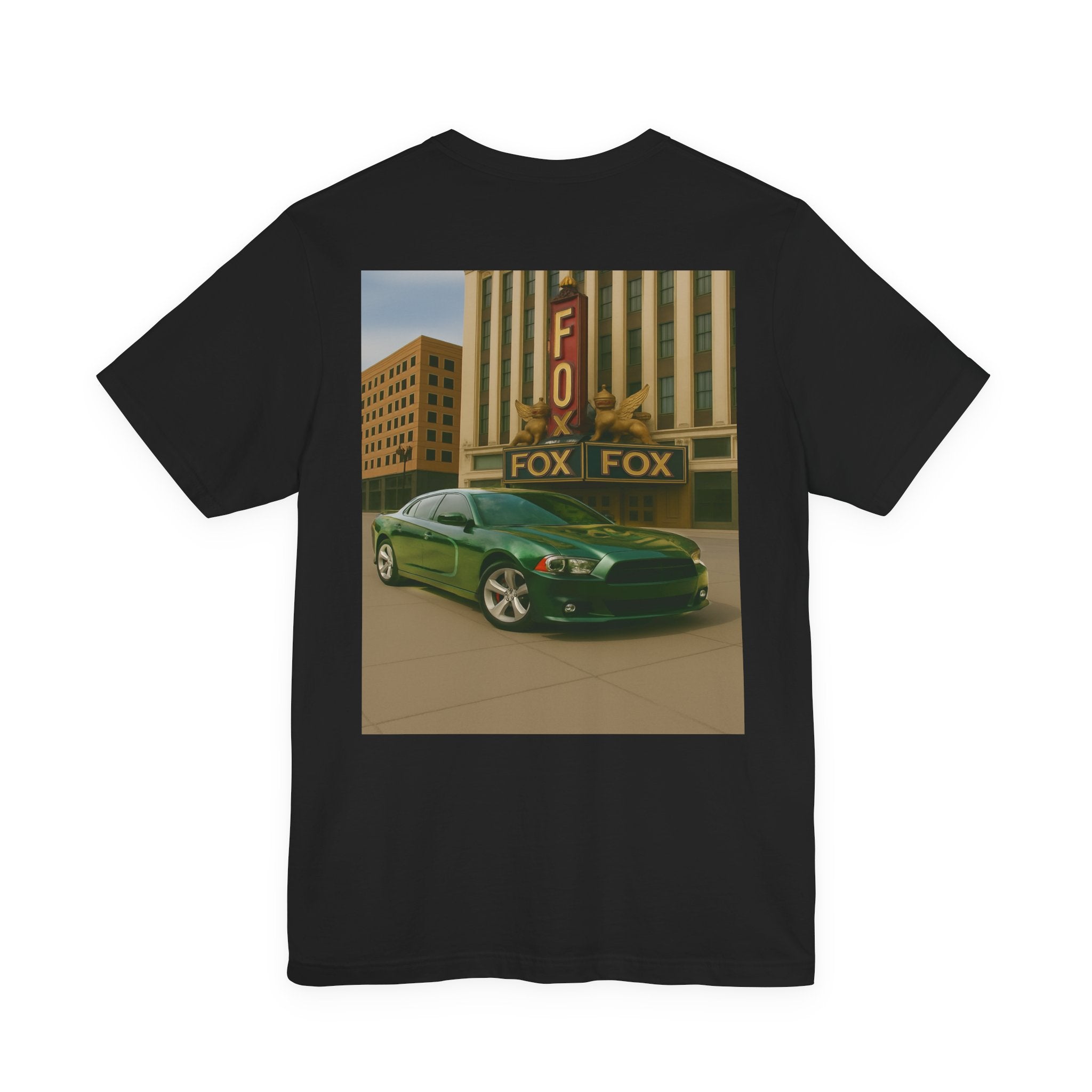 Dream Car Tee - Fox Light & Horsepower Nights - Military Green