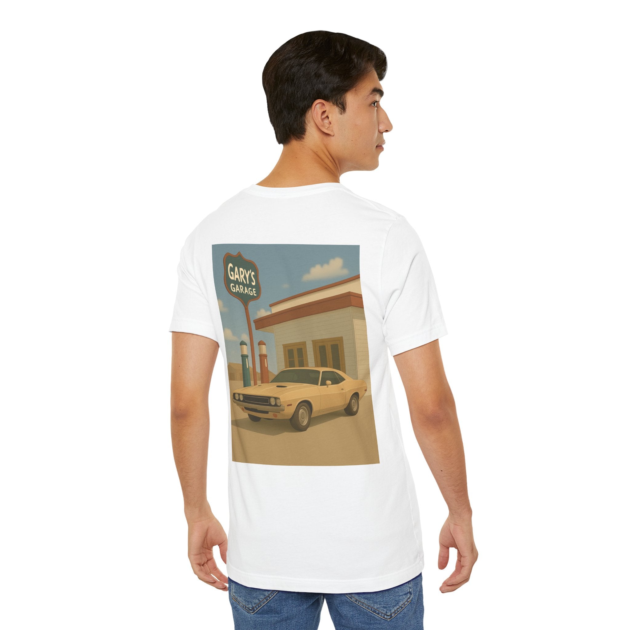 Dream Car Tee – Uncle’s Muscle Coupe - Tan