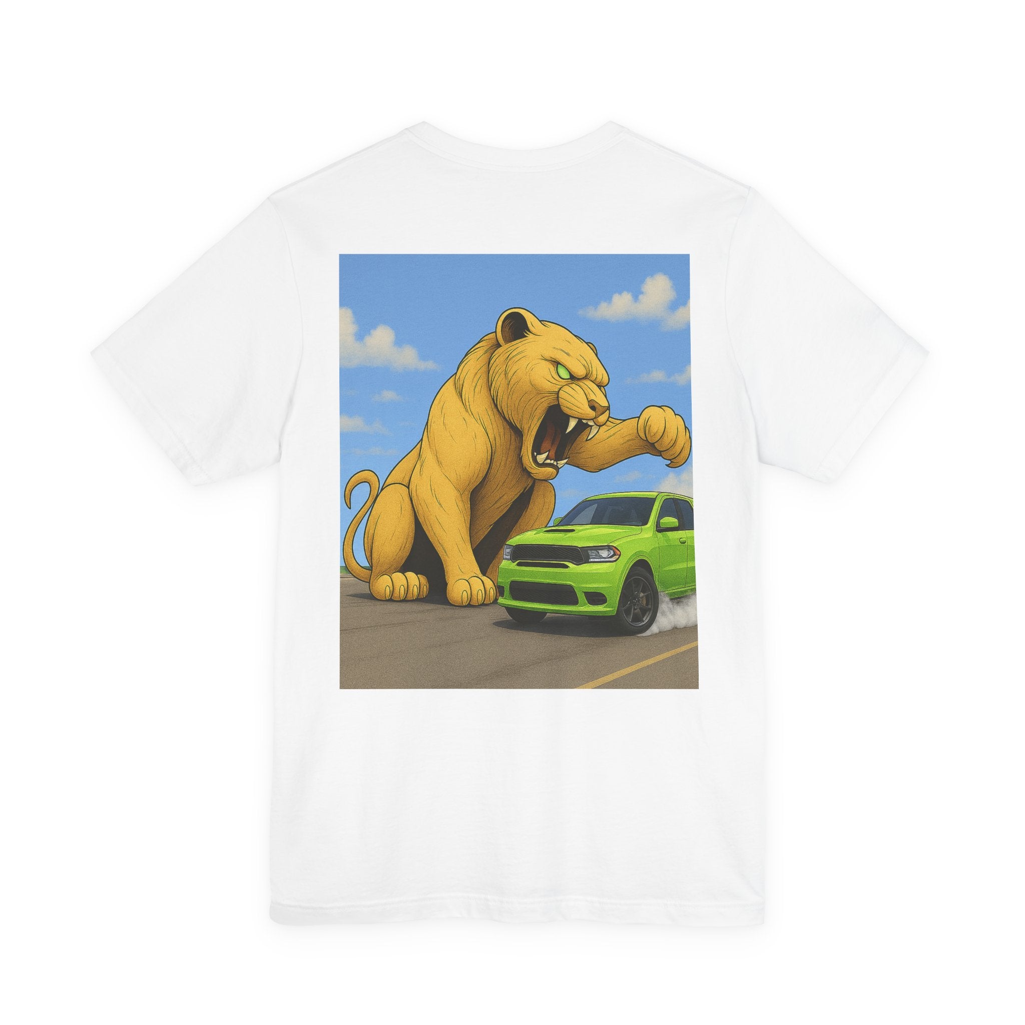 Dream Car Tee – Tiger Chasin Tail Lights - Lime Green