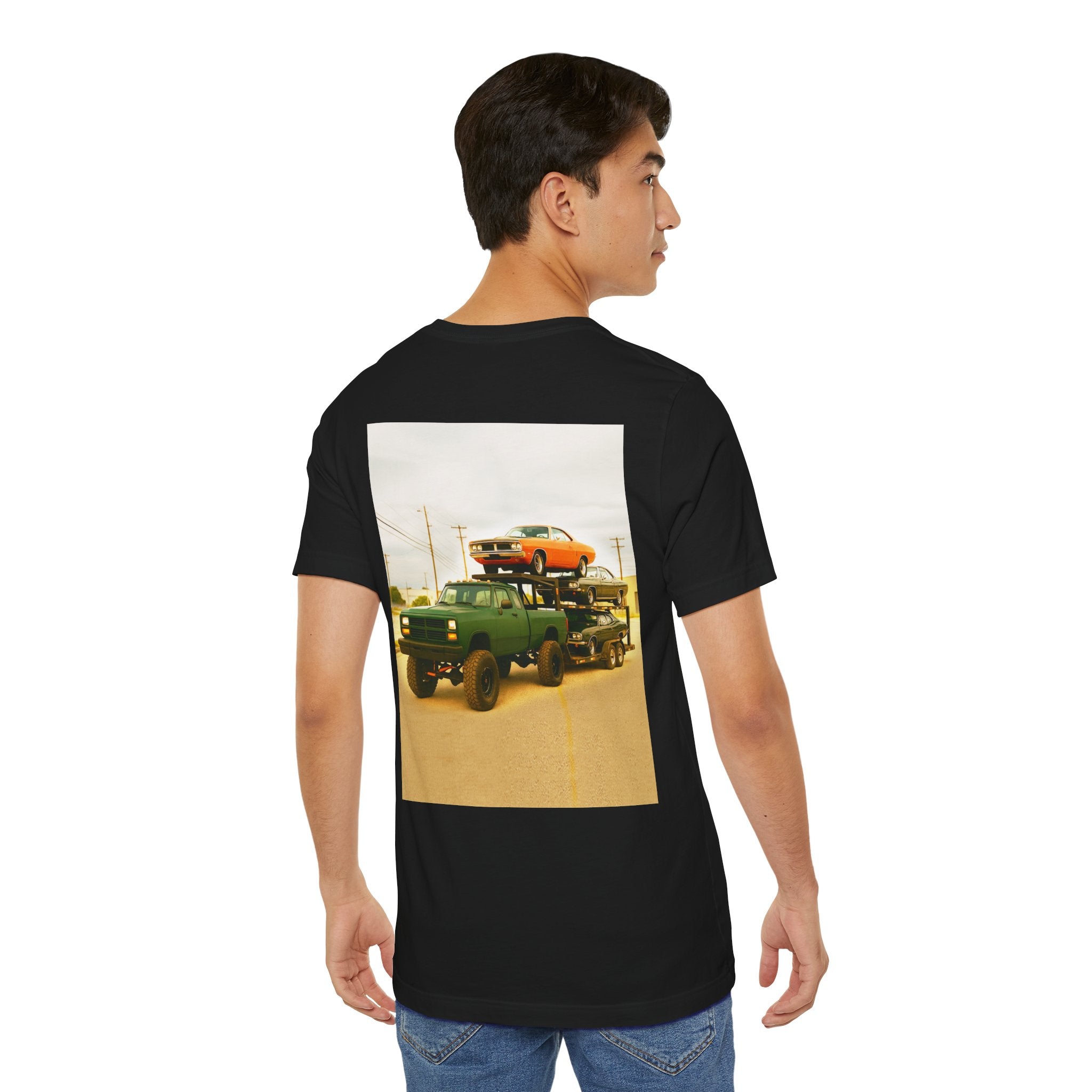 Dream Car Tee - Retro Medium Duty Diesel - Military Green