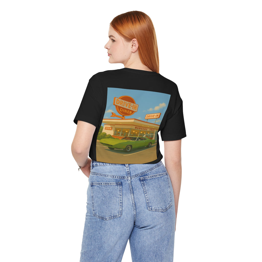 Dream Car Tee – Retro Aero Cruiser - Lime Green