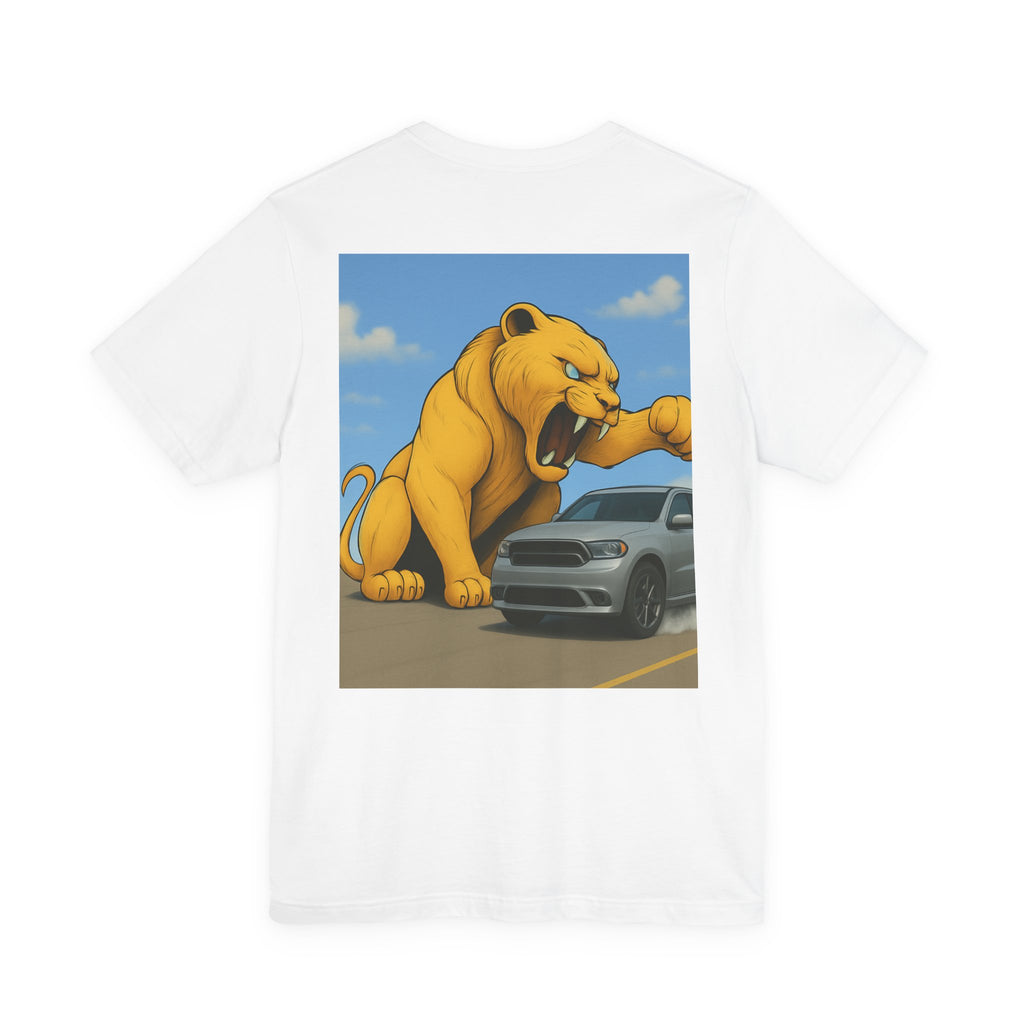 Dream Car Tee – Tiger Chasin Tail Lights -Gray
