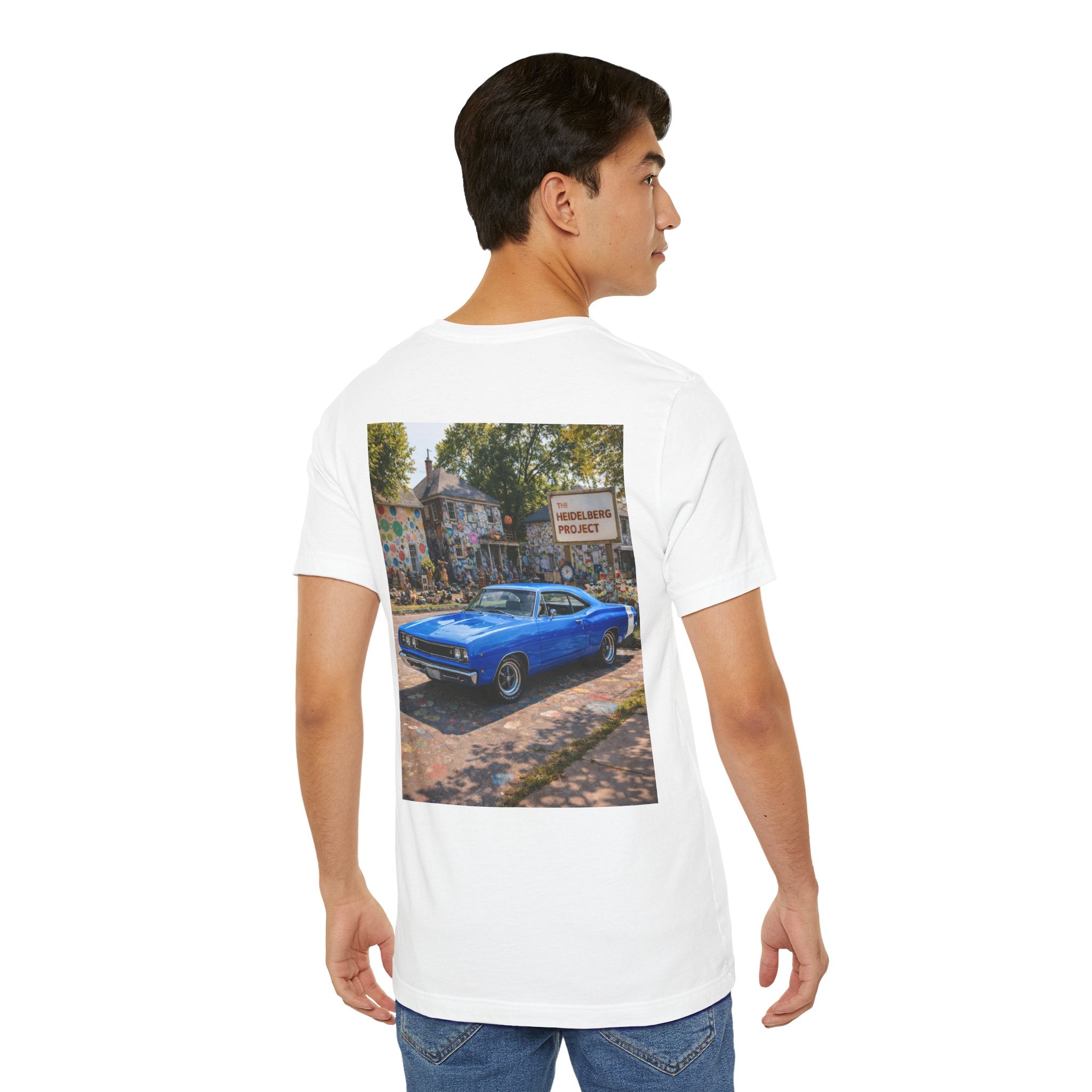 Dream Car Tee - Motor City Mural Machine Blue