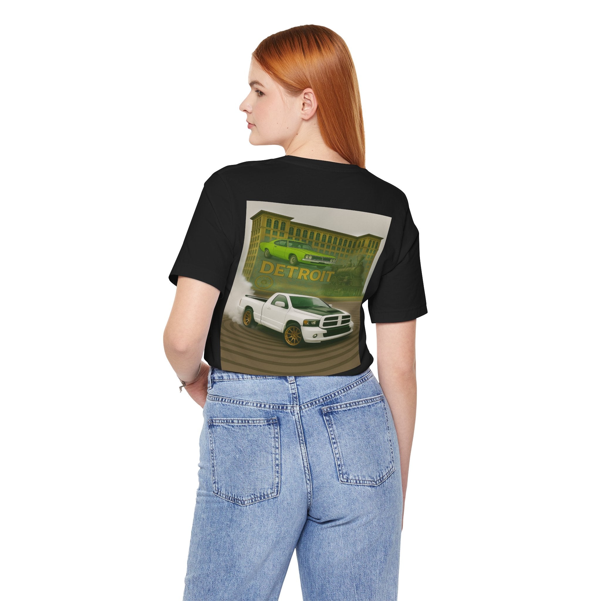Dream Car Tee - Station Steel & Spray Paint - White