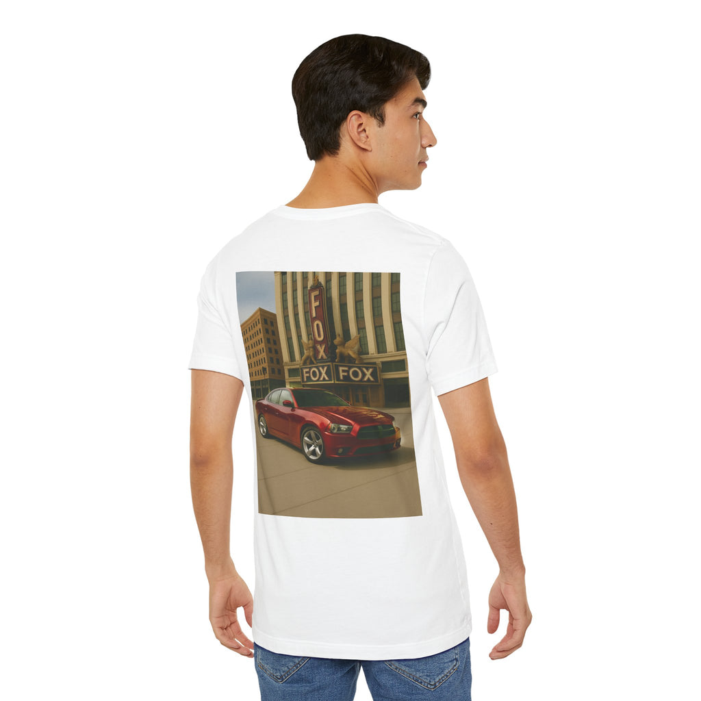 Dream Car Tee - Fox Light & Horsepower Nights - Dark Red