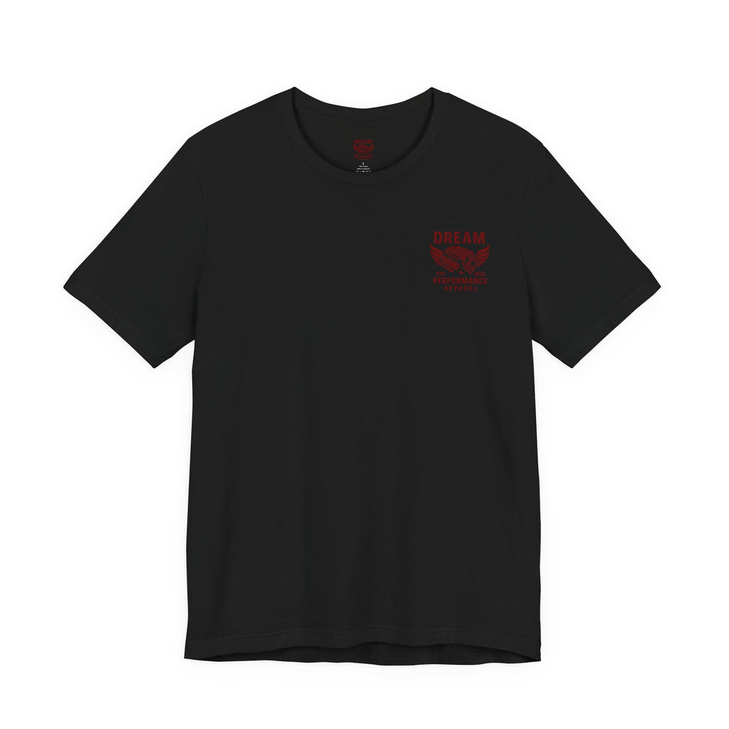 Dream Car Tee - Classic Front Logo - Dark Red