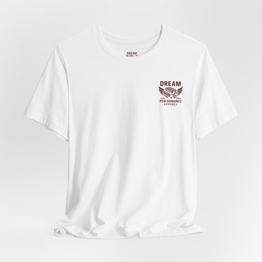 Dream Car Tee - Classic Front Logo - Dark Red