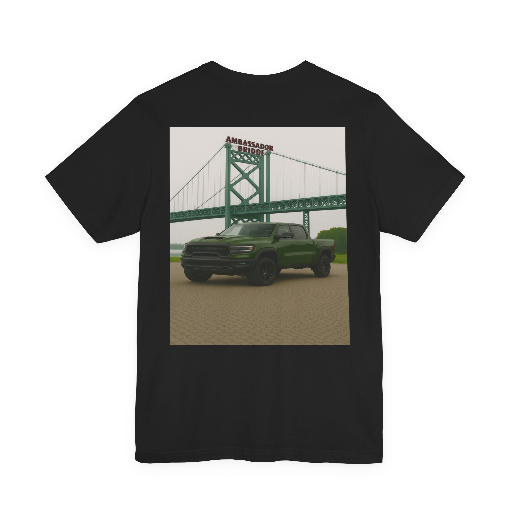 Dream Car Tee - Supercharged Street Pickup - Military Green