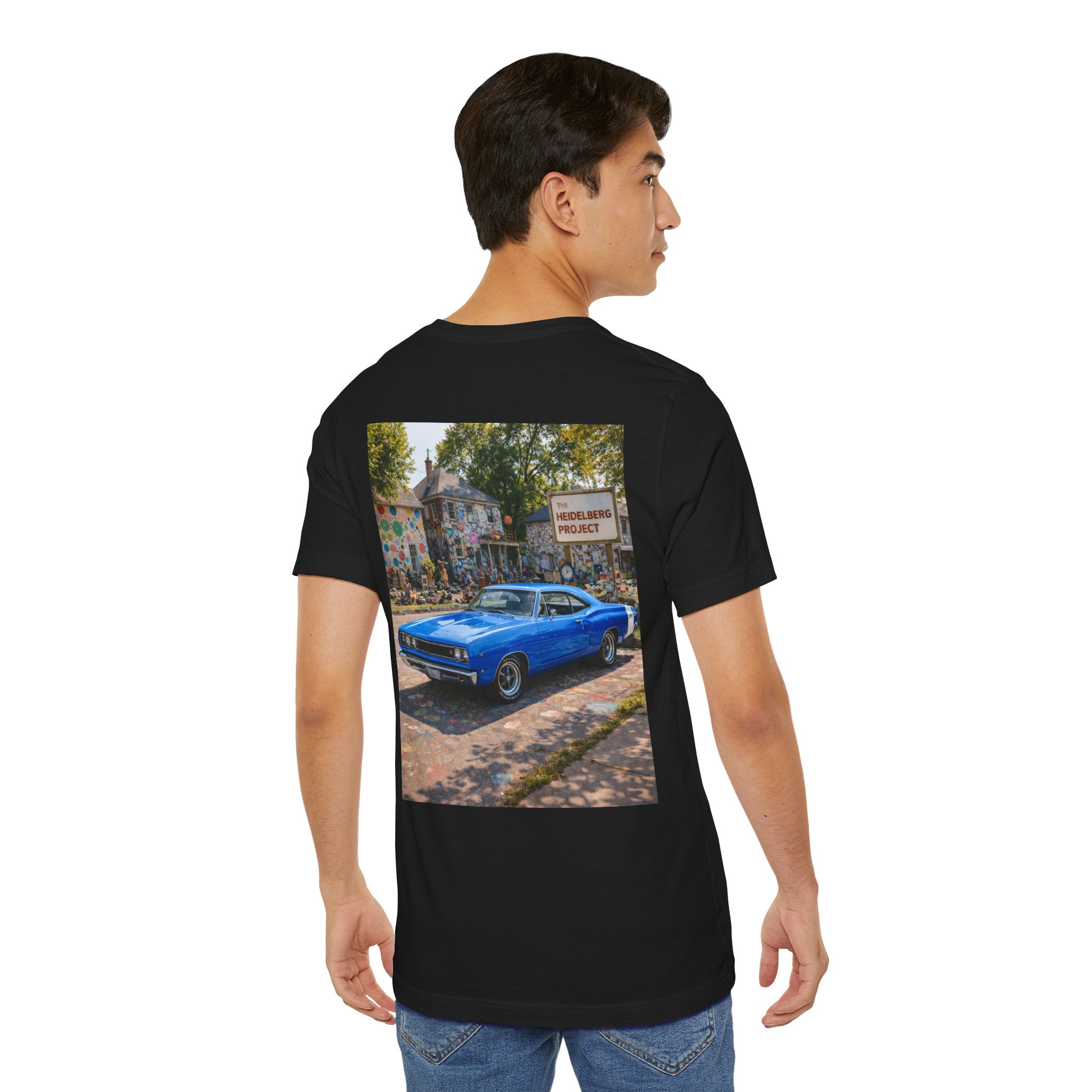 Dream Car Tee - Motor City Mural Machine Blue