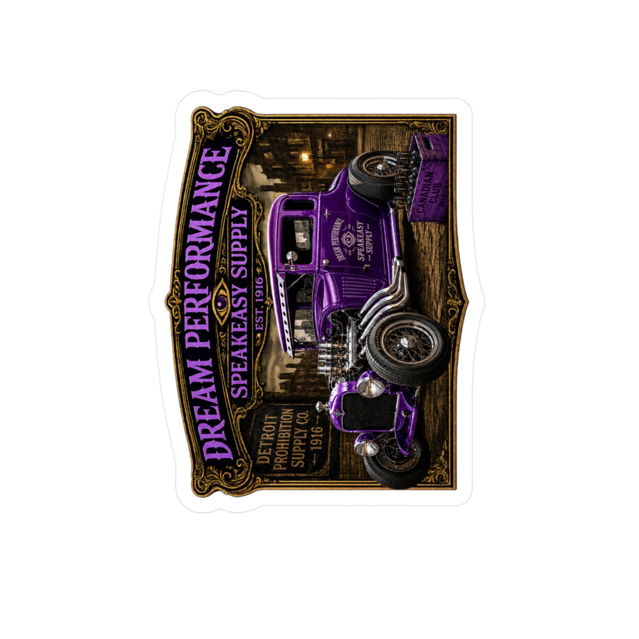 Speakeasy Supply Coupe Sticker