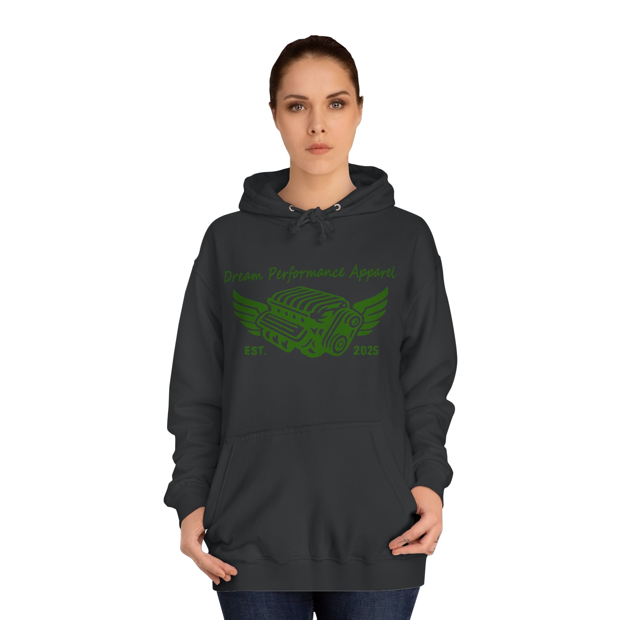 Dream Car Hoodie - Classic Front logo - Military Green