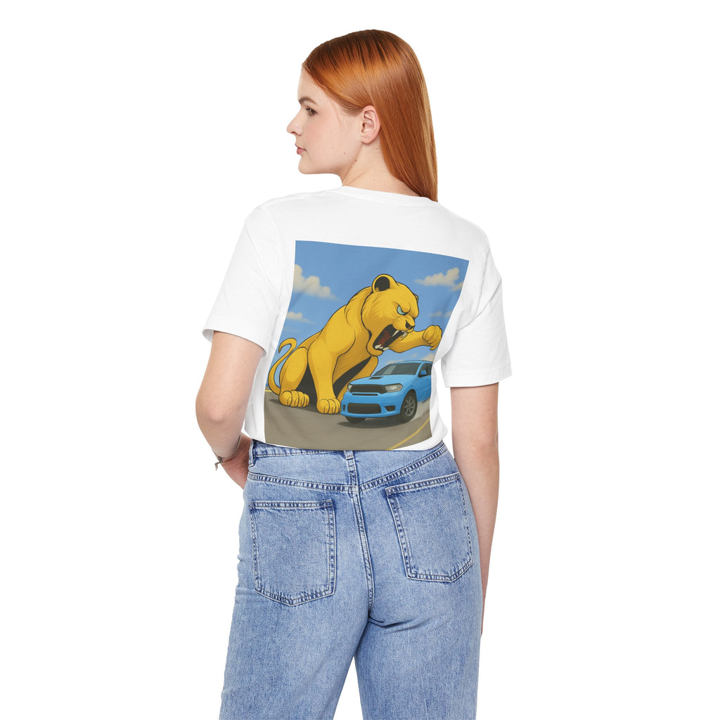 Dream Car Tee – Tiger Chasin Tail Lights - Light Blue