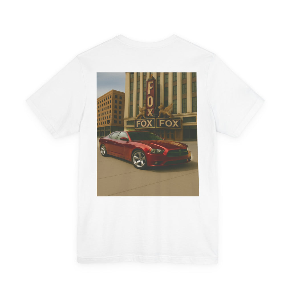 Dream Car Tee - Fox Light & Horsepower Nights - Dark Red