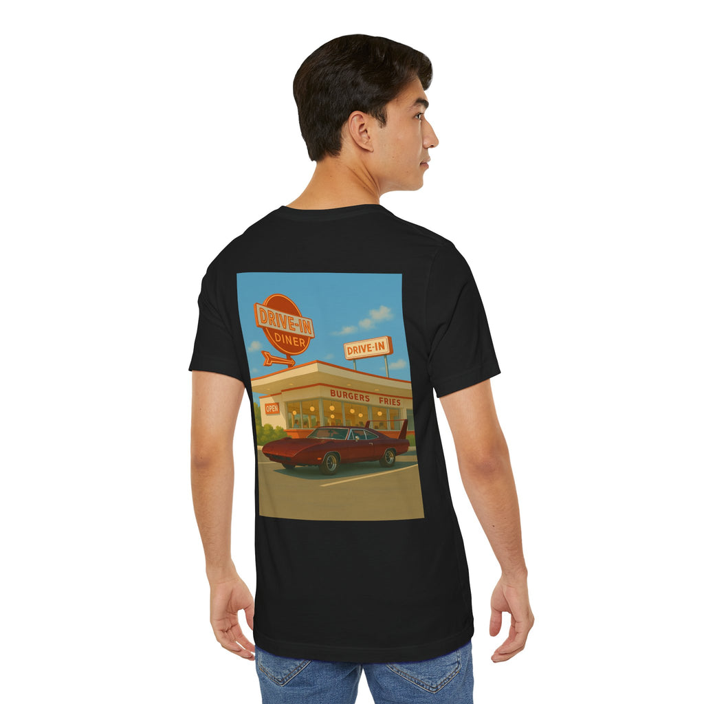 Dream Car Tee – Retro Aero Cruiser - Dark Red