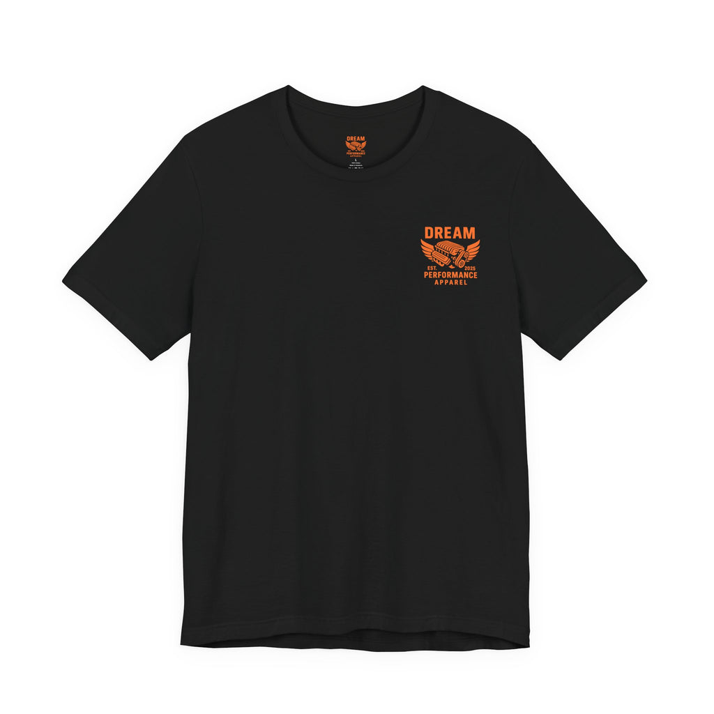 Dream Car Tee - Classic Front Logo - Orange