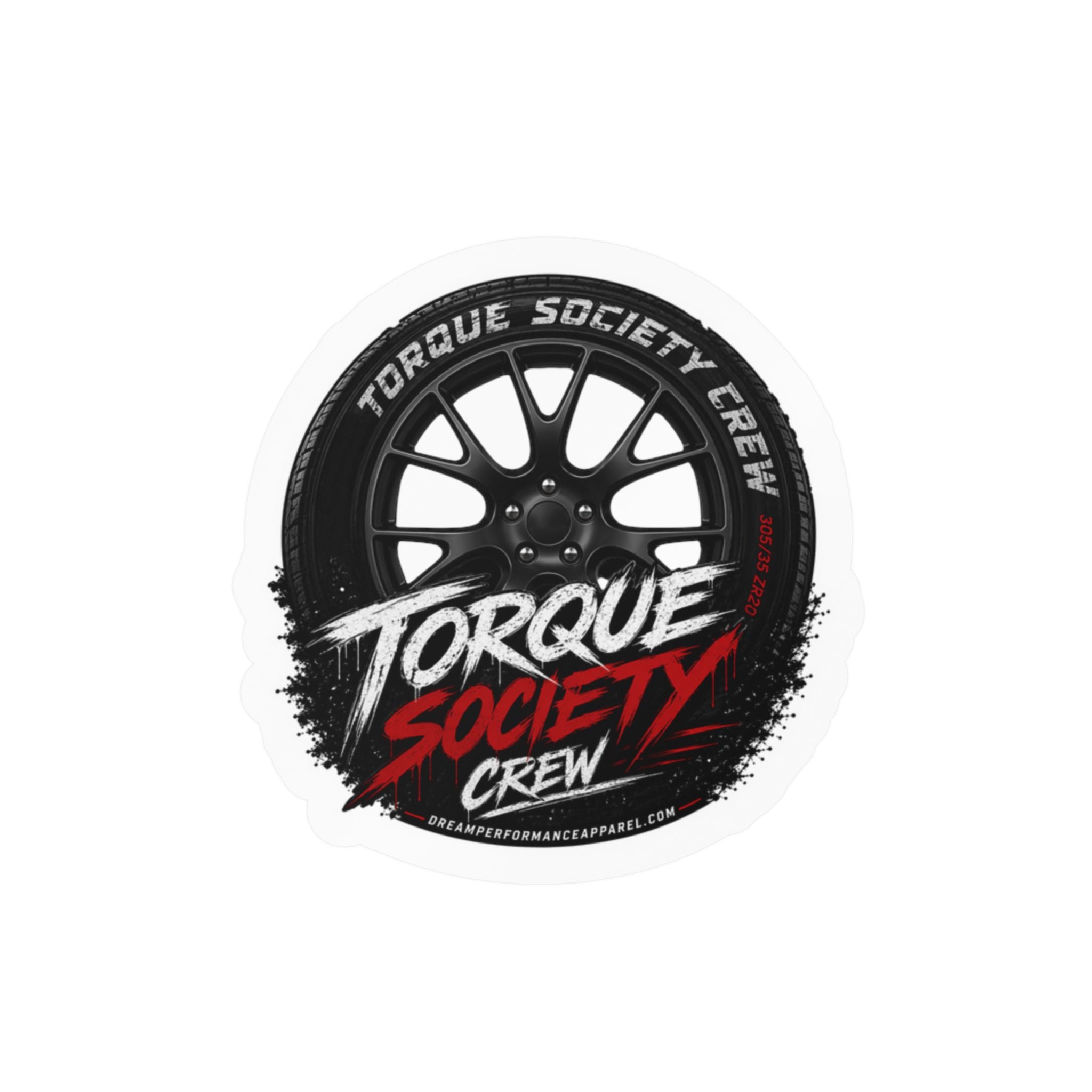 Torque Society Wheel Sticker