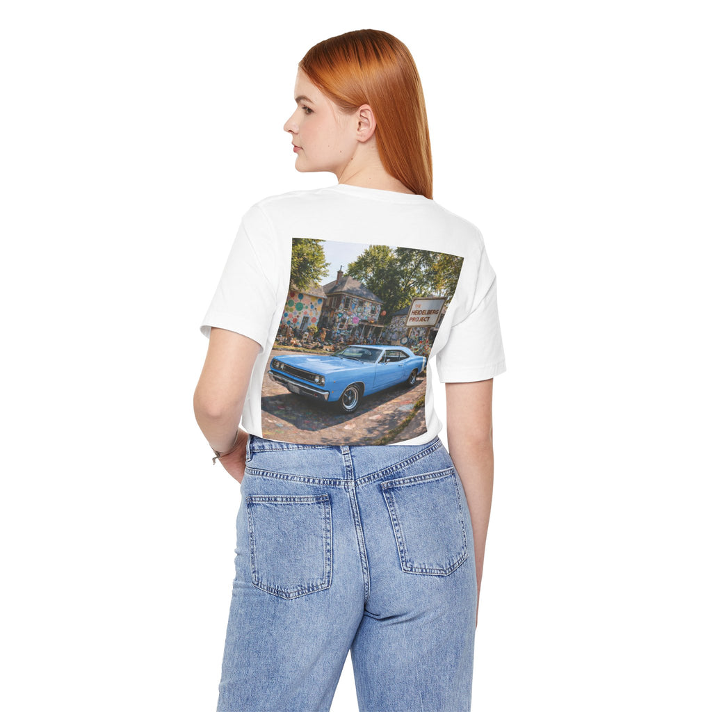 Dream Car Tee - Motor City Mural Machine Baby Blue