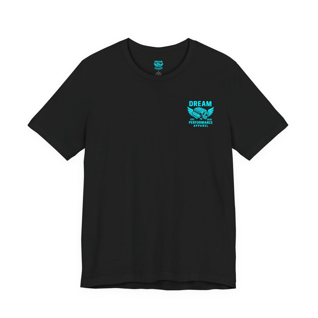 Dream Car Tee - Classic Front Logo - LIght Blue
