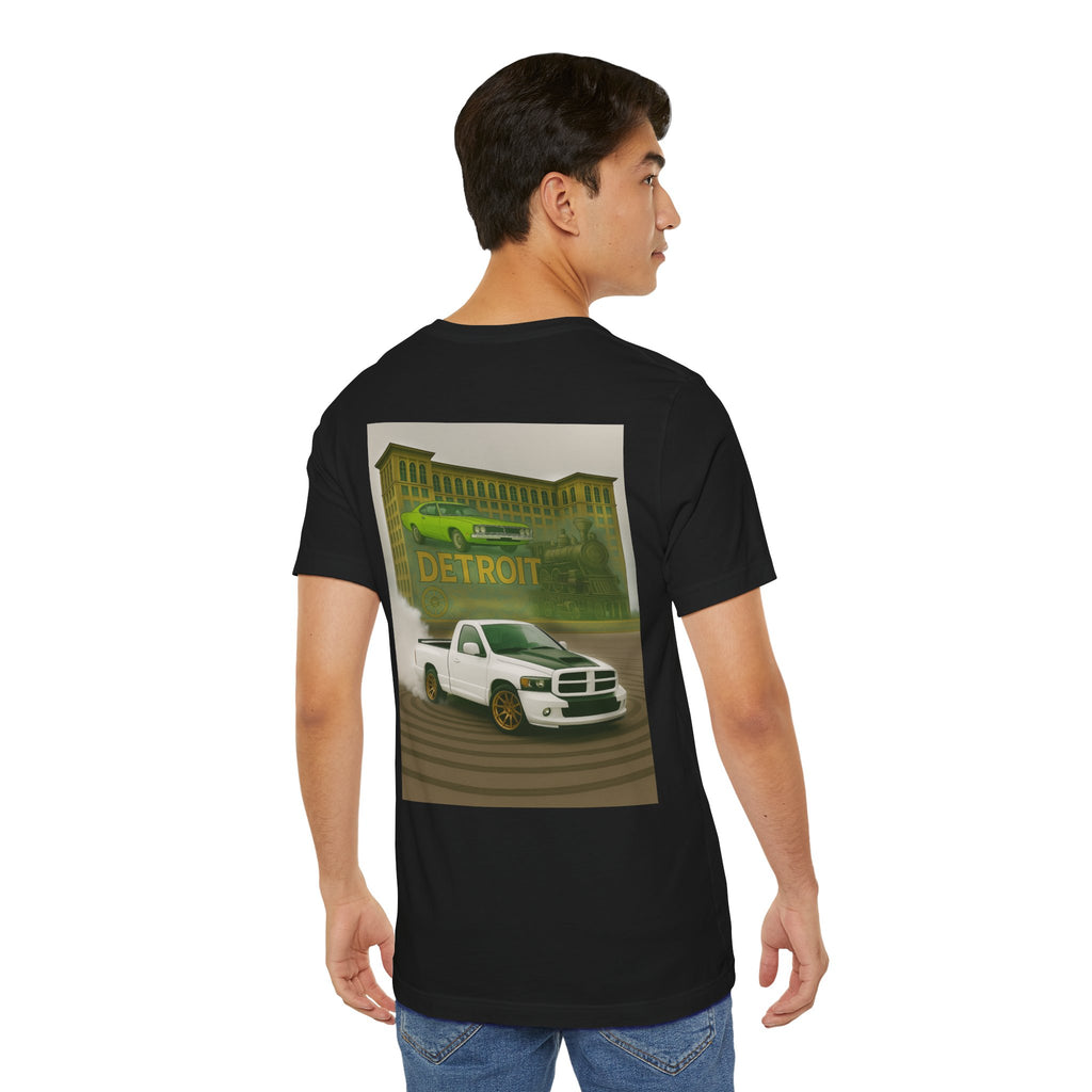 Dream Car Tee - Station Steel & Spray Paint - White