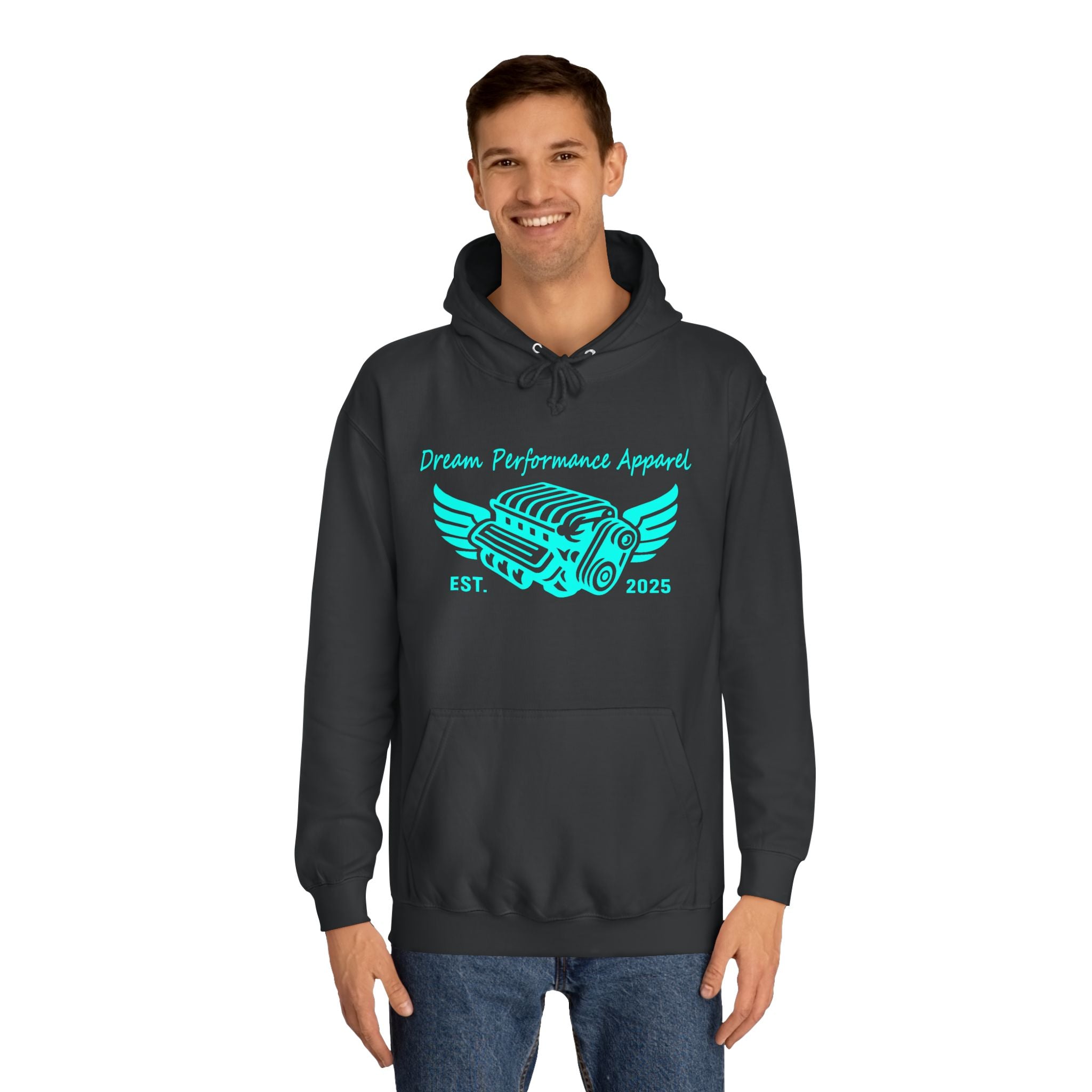 Dream Car Hoodie - Classic Front logo - Light Blue