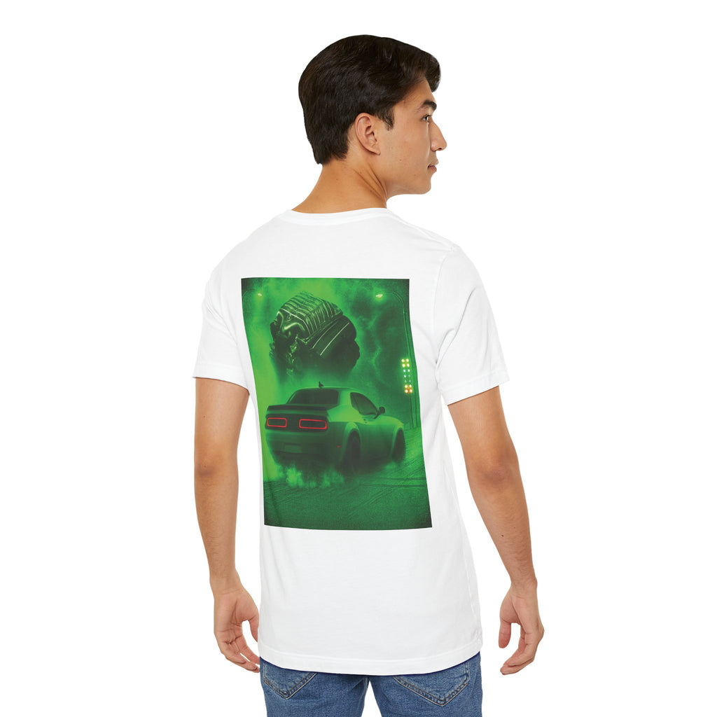 Dream Car Tee - Modern Widebody Coupe - Lime Green