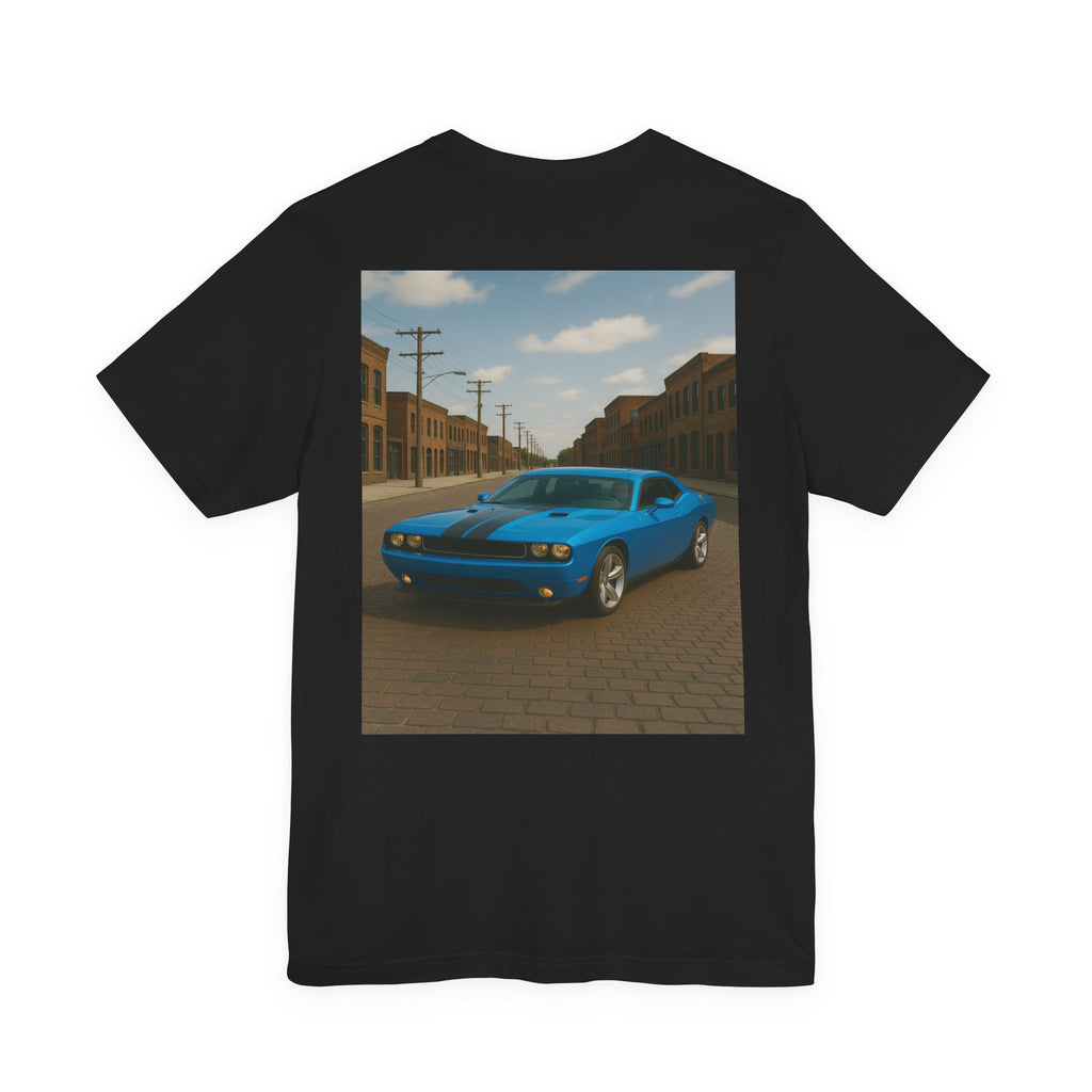 Dream Car Tee - Corktown Muscle Coupe - Light Blue
