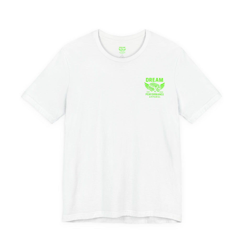 Dream Car Tee - Classic Front Logo - Lime Green