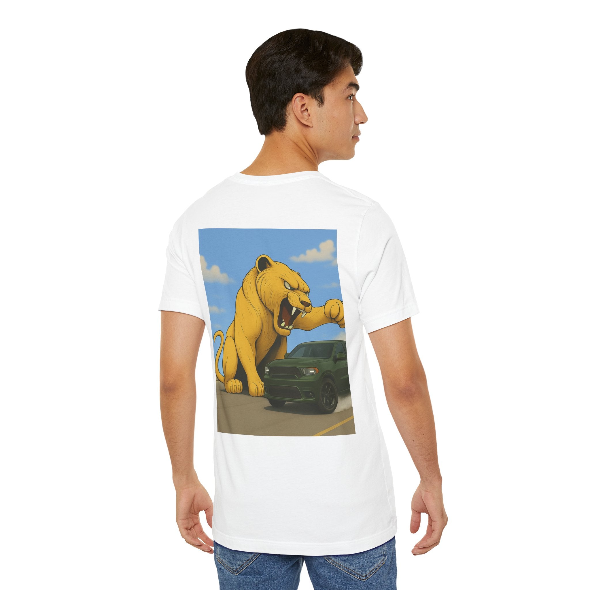 Dream Car Tee – Tiger Chasin Tail Lights - Military Green
