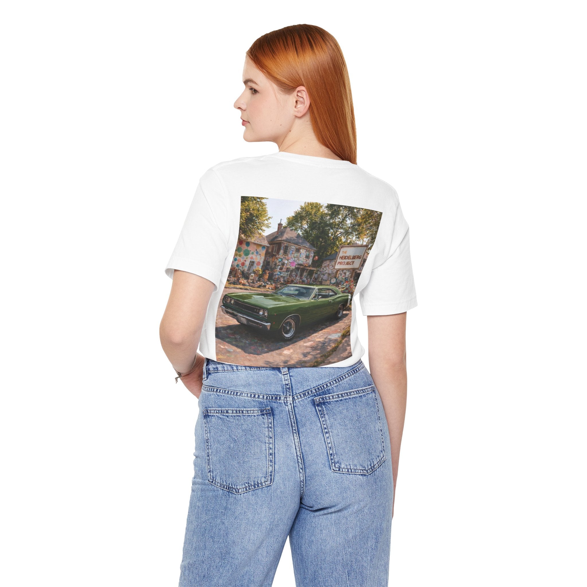 Dream Car Tee - Motor City Mural Machine Military Green