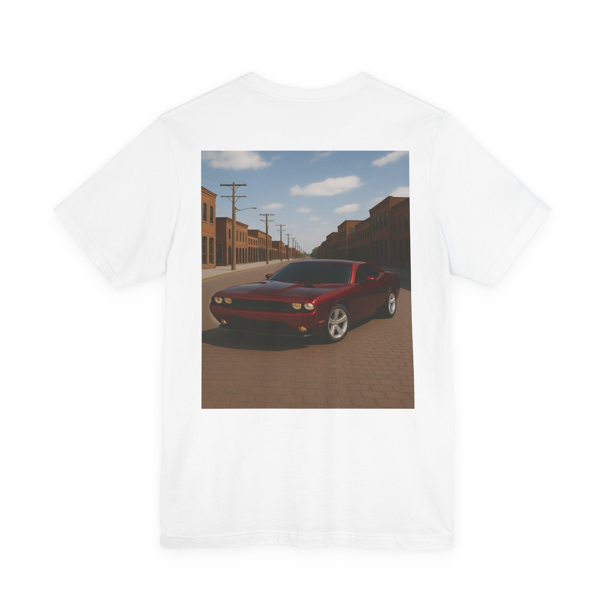 Dream Car Tee - Corktown Muscle Coupe - Dark Red