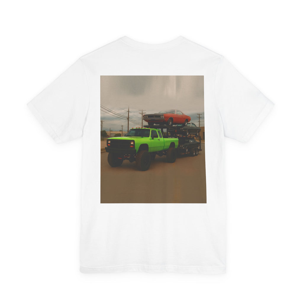Dream Car Tee - Retro Medium Duty Diesel - Lime Green