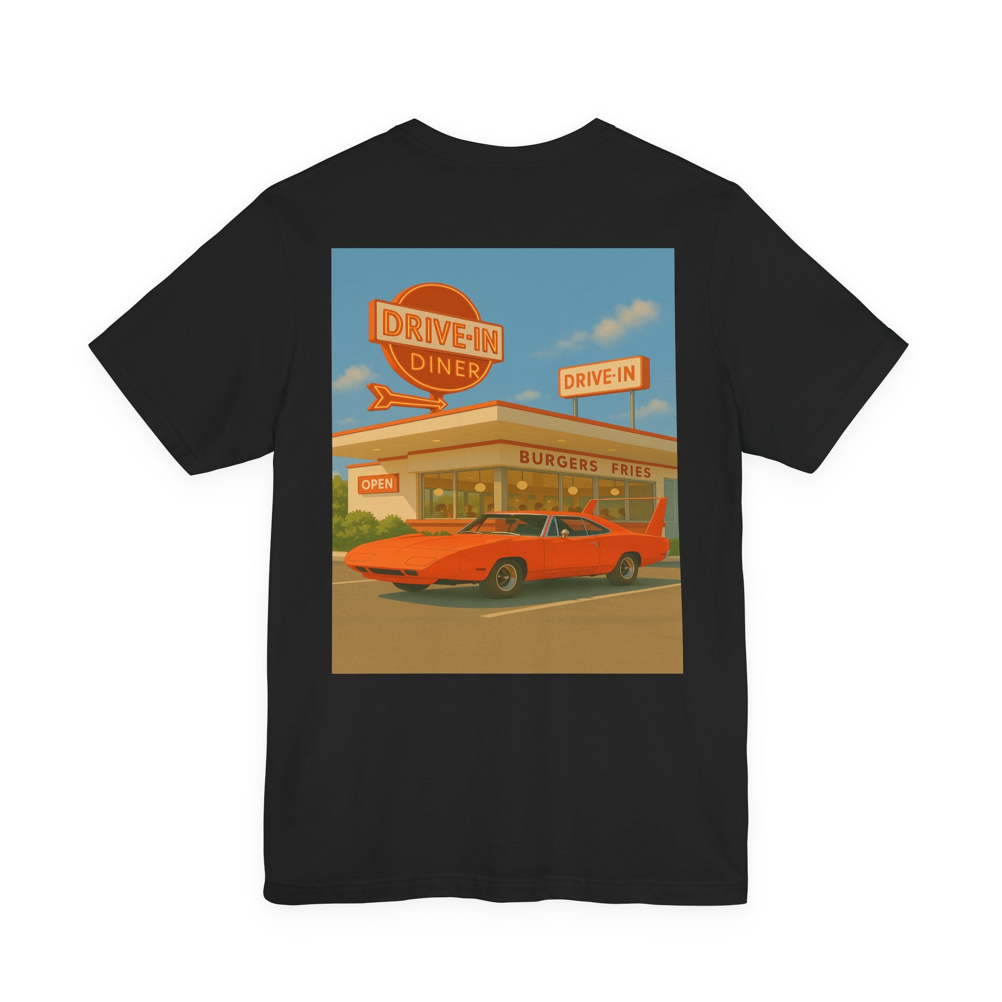 Dream Car Tee – Retro Aero Cruiser - Orange