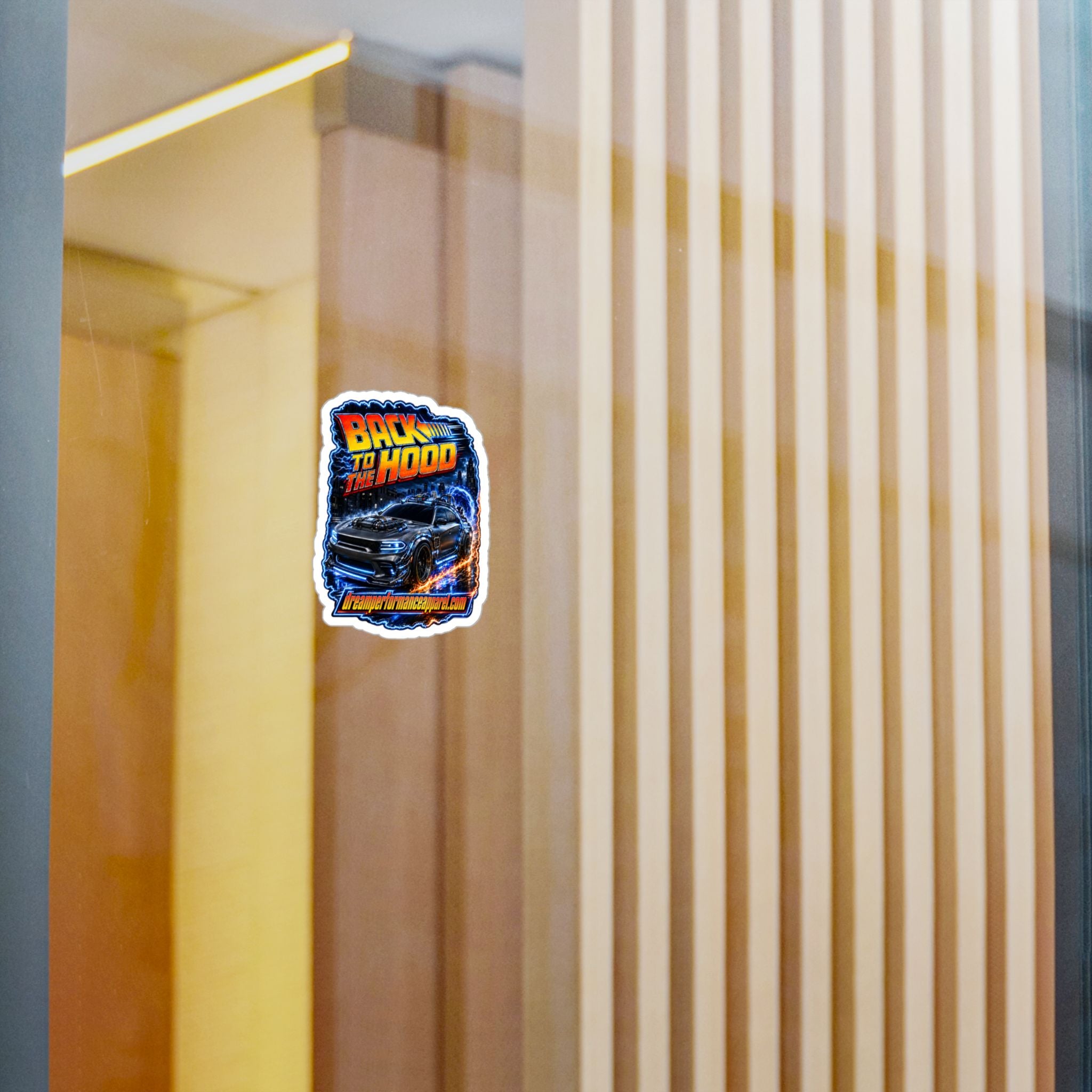 Back to the hood sticker