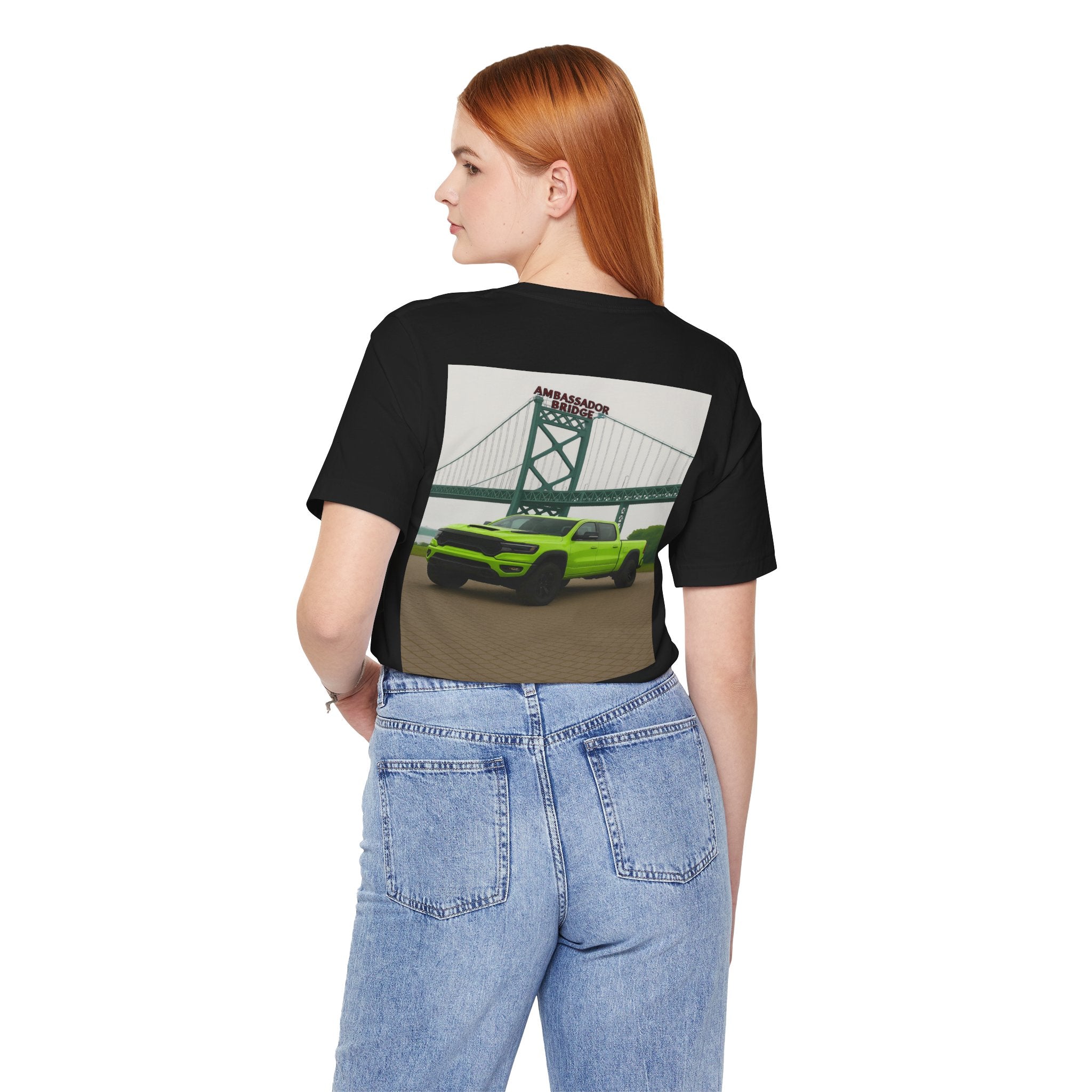 Dream Car Tee - Supercharged Street Pickup - Lime Green