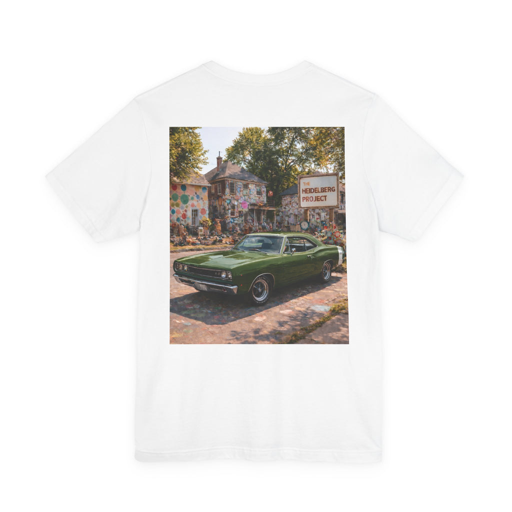 Dream Car Tee - Motor City Mural Machine Military Green