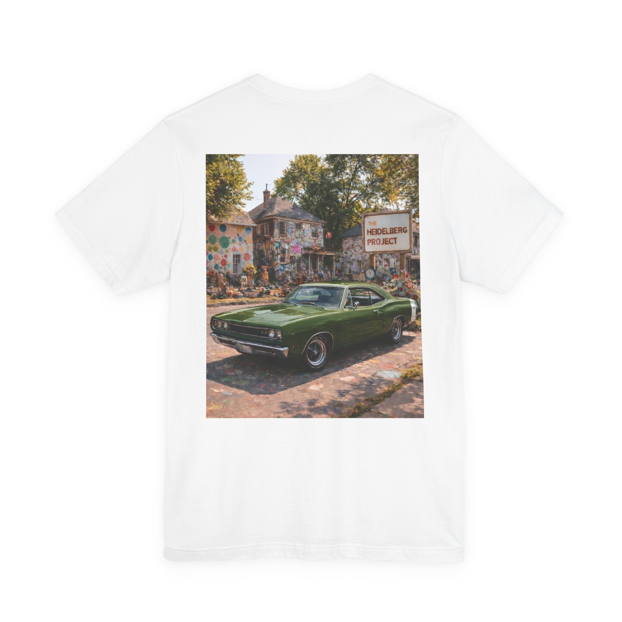 Dream Car Tee - Motor City Mural Machine Military Green