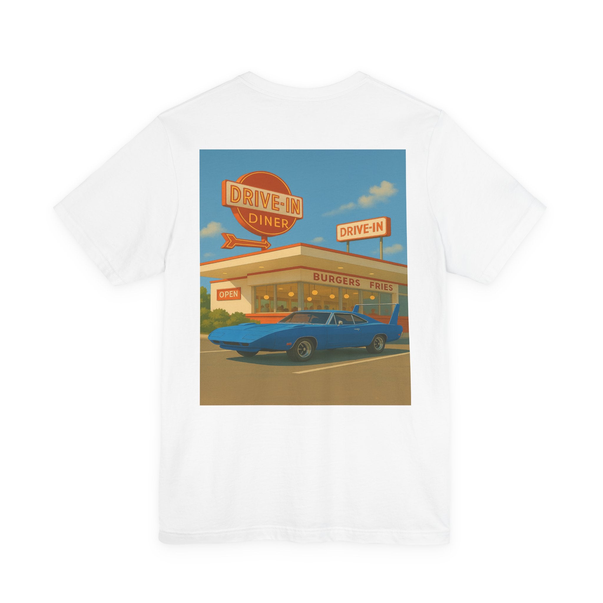 Dream Car Tee – Retro Aero Cruiser - Blue
