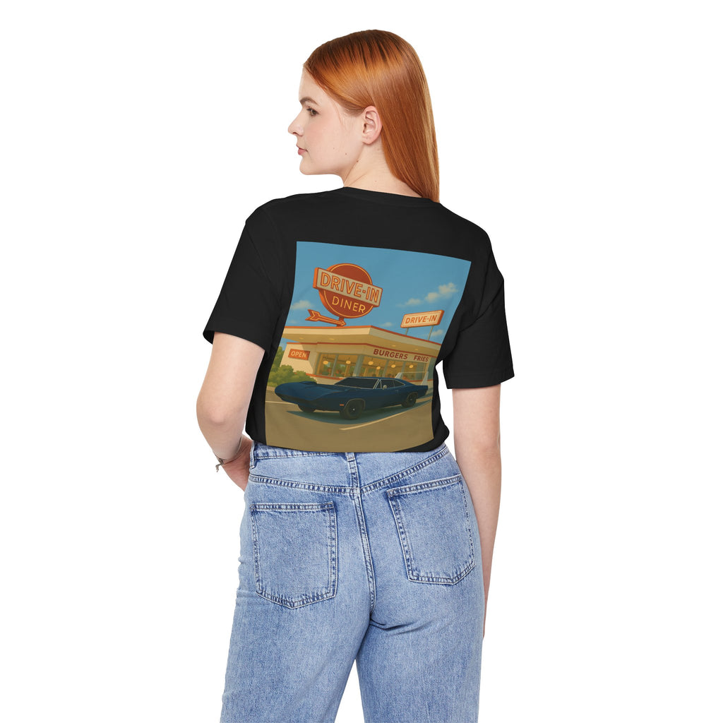 Dream Car Tee – Retro Aero Cruiser - Dark Blue