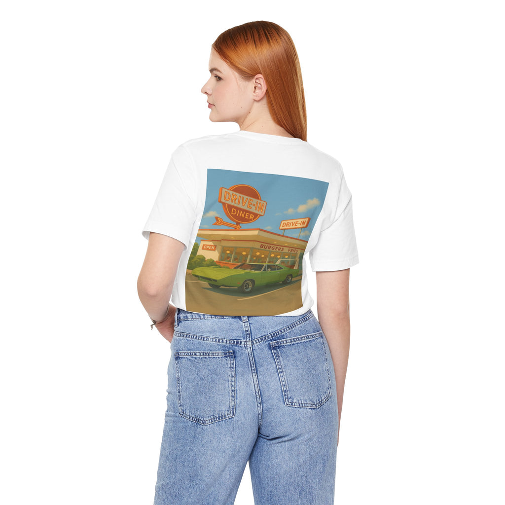 Dream Car Tee – Retro Aero Cruiser - Lime Green