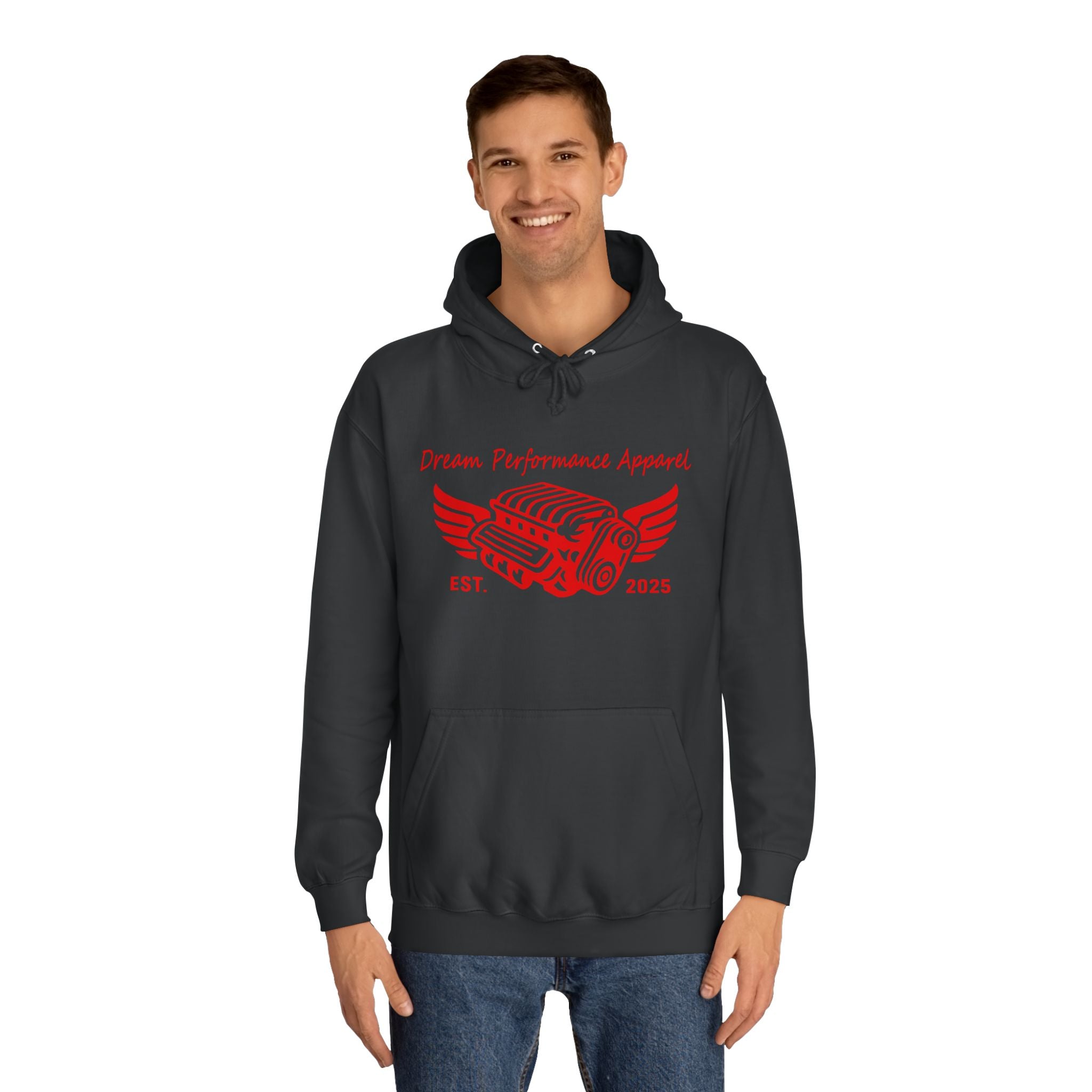 Dream Car Hoodie - Classic Front logo - Red