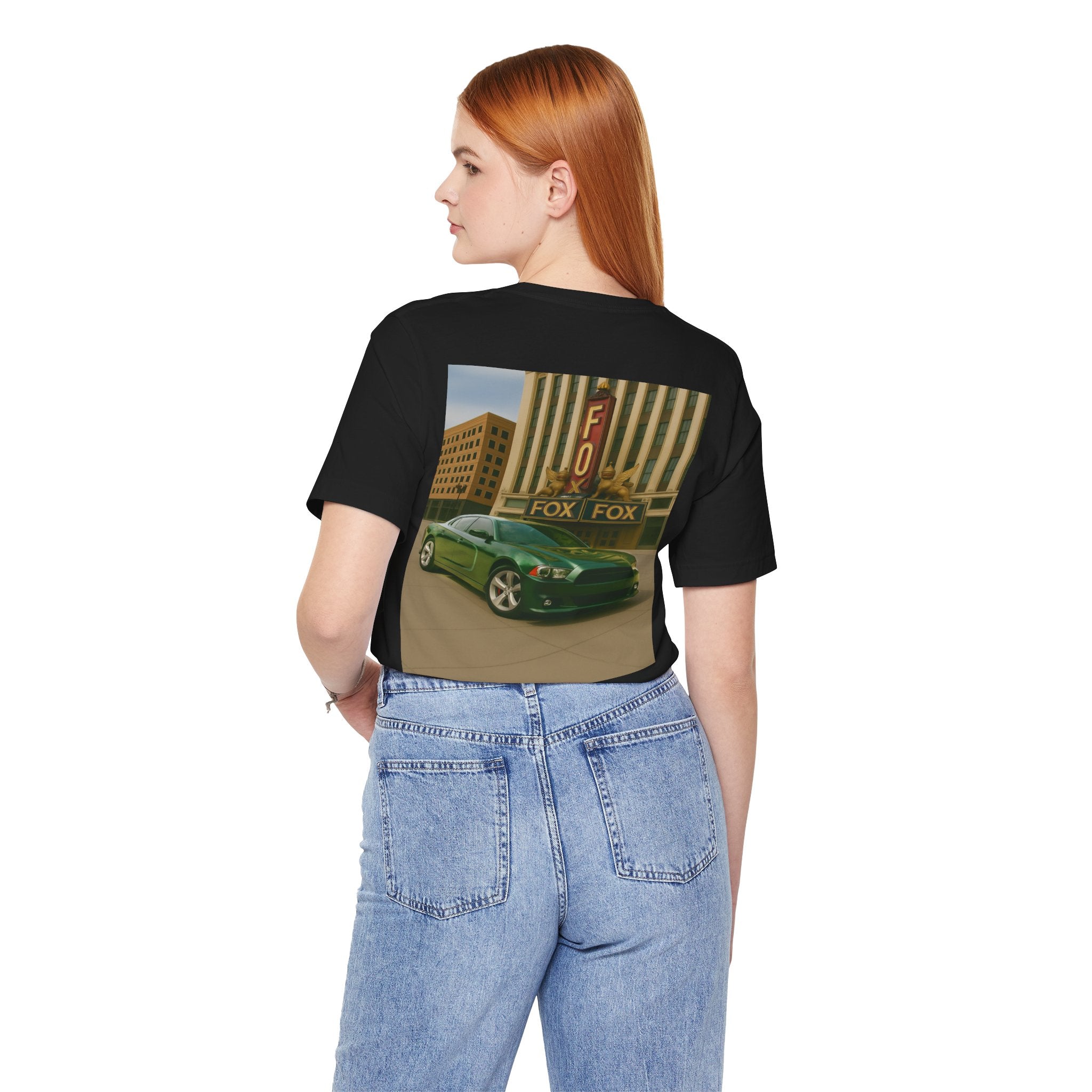 Dream Car Tee - Fox Light & Horsepower Nights - Military Green