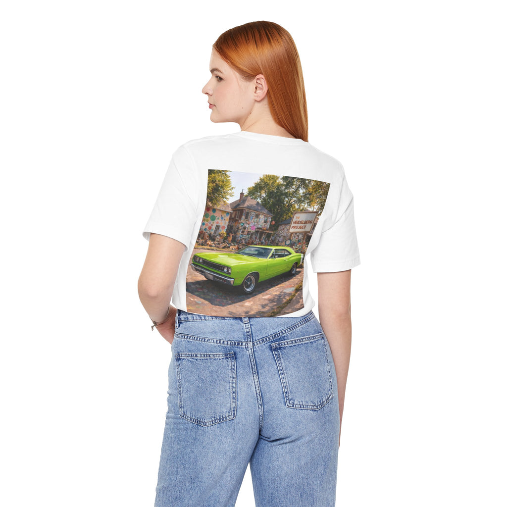 Dream Car Tee - Motor City Mural Machine Lime Green
