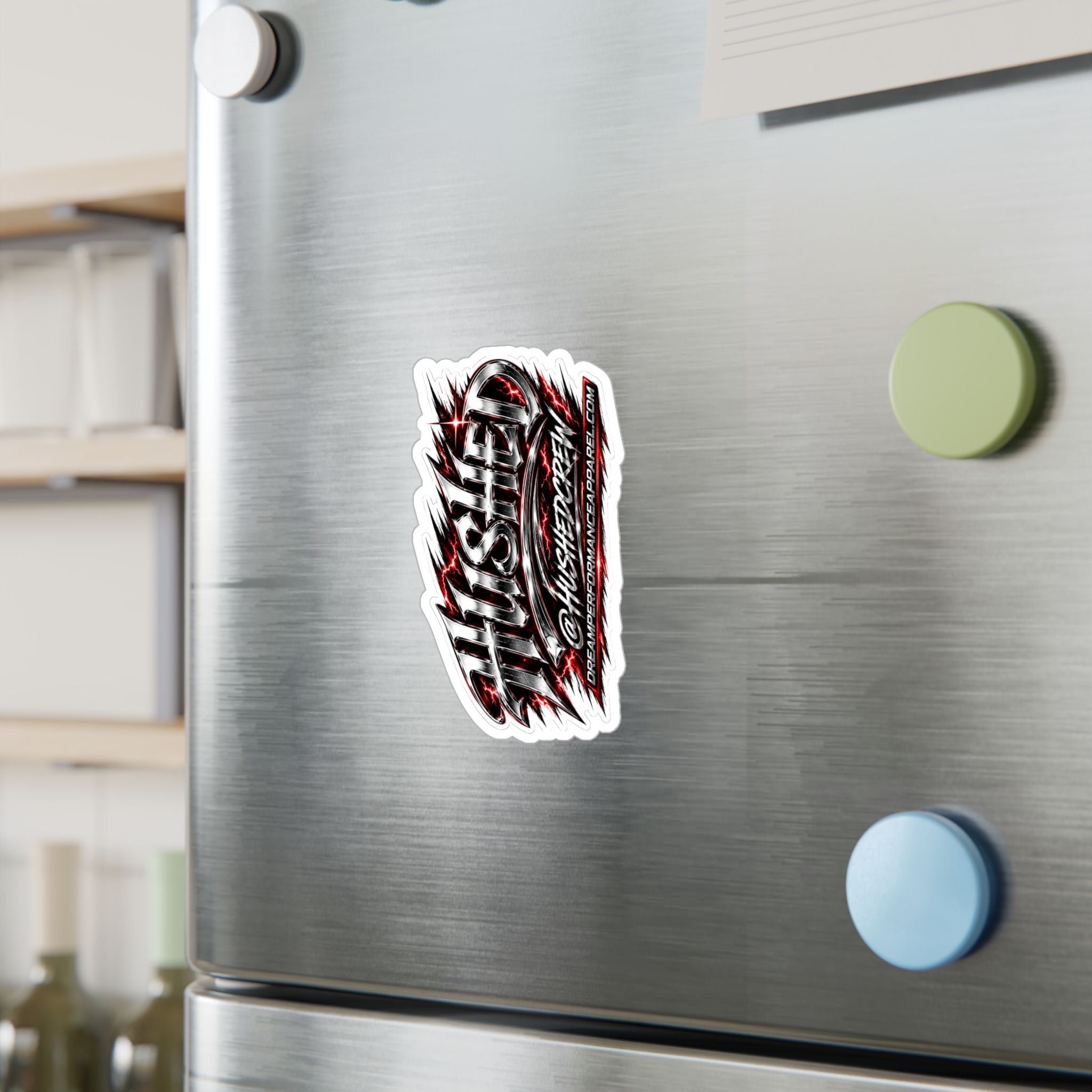 Hushed Sticker (Red)
